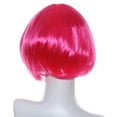 thumbnail image 3 of Wig with Bangs, Wigs for Women, Masquerade Small Roll Short Straight Hair Wig, 3 of 3