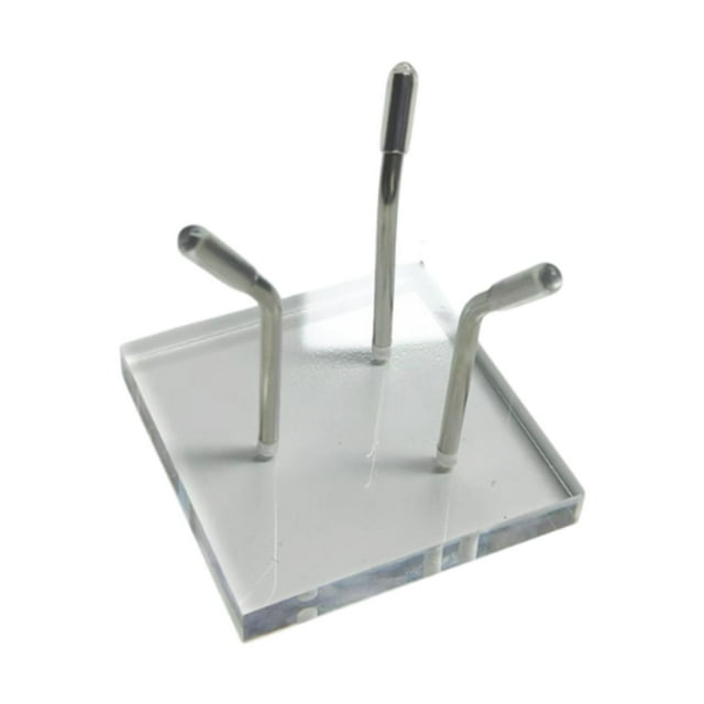 Siruishop Metal Arm Display Stand Easel Easel with Acrylic Base for Small Collectibles D