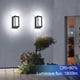 thumbnail image 2 of Aplique de pared LED para exteriores de bajo consumo, resistente al agua IP65, marco de aluminio fundido a presión, fácil instalación con soportes estándar de EE. UU., 2 of 5