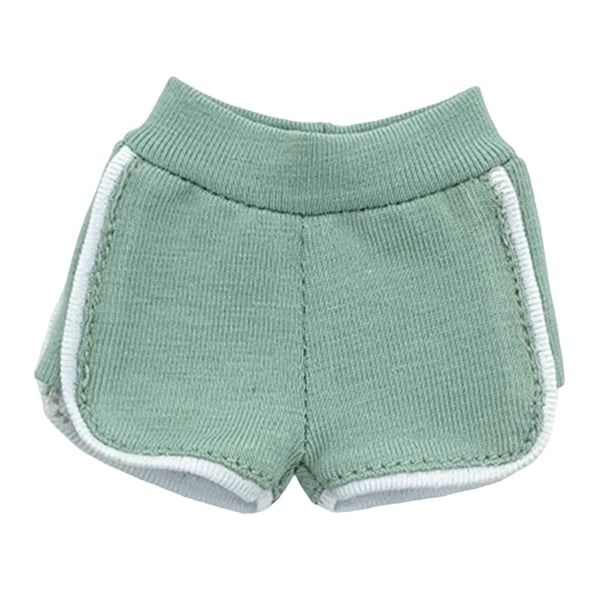 Colección de pantalones cortos de yoga femeninos a escala 1/6, juguetes para niños y adultos, regalos para figuras de 12 pulgadas, vestido Verde claro