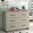 thumbnail image 5 of FESTIVO Spacious and Stylish 52" Extra-Wide 6-Drawer Dresser - Beige, 5 of 8