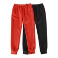thumbnail image 6 of Mepaouo 2Pcs Womens Fleece Lined Sweatpants High Waisted Pull on Baggy Cinch Bottom Jogger Sizes S-3X, 6 of 8
