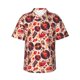 thumbnail image 1 of Balery Skull rock record music heart Camisas hawaianas de manga corta para hombre, camisas playeras de corte holgado, camisas de vacaciones con botones,3X-Large, 1 of 7