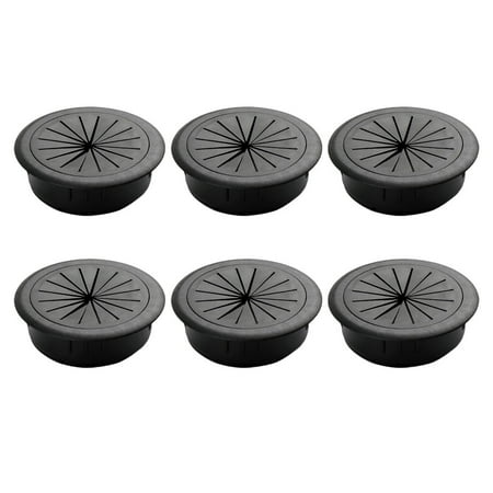 

6Pcs Desk Cable Wire Grommet PC Computer Desk Cable Hole Cover Organizers