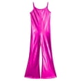 thumbnail image 5 of Doomiva Kids Modern Hip Hop Jazz Dance Bodysuit Full Sequins Jumpsuit Stage Performance Dancewear Hot Pink 8, 5 of 7