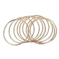 thumbnail image 3 of 50 Pack 3 Inch Gold Dream Catcher Metal Rings Hoops Macrame Ring for Dreamcatchers and Crafts, 3 of 5