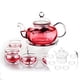 thumbnail image 3 of 1 de , de Borosilicato, Flor, Decoración a Prueba de Calor, Tazas de Extraíbles, , , Tazas , Hervidor, - A A, 3 of 9