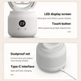 thumbnail image 5 of Summer Water Cooled Spray Mist Electric Fan USB Rechargeable Portable Wireless Air Humidifier Bladeless Ventilator Table Fan, 5 of 8