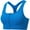 Blue, variant on Bxsruta High Impact Sports Bras for Women Zip Front Sports Bra Workout Fitness Running Yoga Black S