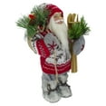 thumbnail image 3 of 12" Standing Santa Dressed in a Warm Sweater and Fur Boots Christmas Figure, 3 of 5