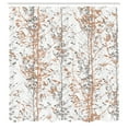 thumbnail image 2 of Ambesonne Modern Shower Curtain, Forest Illustration Tree Art, 69"Wx75"L, Almond White, 2 of 4