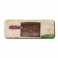 thumbnail image 1 of Italian Computer Mouse Pad, Rusty Wood Door Flowers in Italy Town Nostalgic Building, Rectangle Non-Slip Rubber Mousepad Large, 31" x 12" Gaming Size, Cream Lilac Brown, by Ambesonne, 1 of 2