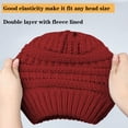 thumbnail image 4 of Fantaslook Womens Beanie Winter Hat Warm Chunky Cable Knit Hats Soft Stretch Thick Cute Cap for Cold Weather, 4 of 6