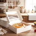 thumbnail image 5 of Cake S.O.S White Window Cake Box, 14x10x4 inch, (6-Pack), 5 of 7
