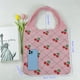 thumbnail image 2 of Bolso de compras de ganchillo para mujer bolso de punto estético de Color contrastante bolso diario para mujer, 2 of 9