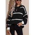 thumbnail image 1 of BeautyIn Streak Sexy Off-the-shoulder Solid Color Slim Knit Sweater Woman, 1 of 6