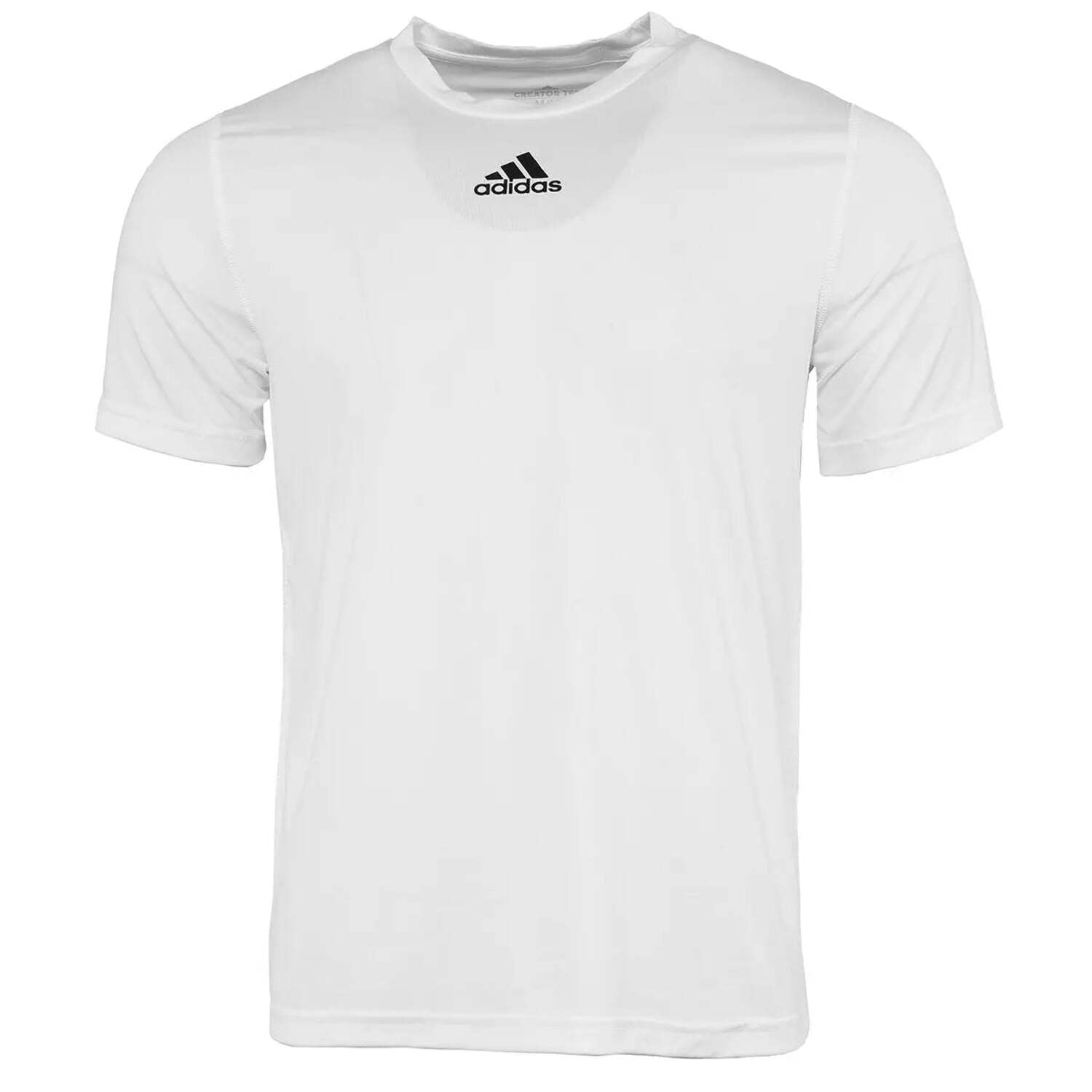 Adidas Men's Creator SS Athletic Tee T-Shirt Moisture Wick Drop Tail (Maroon, M)