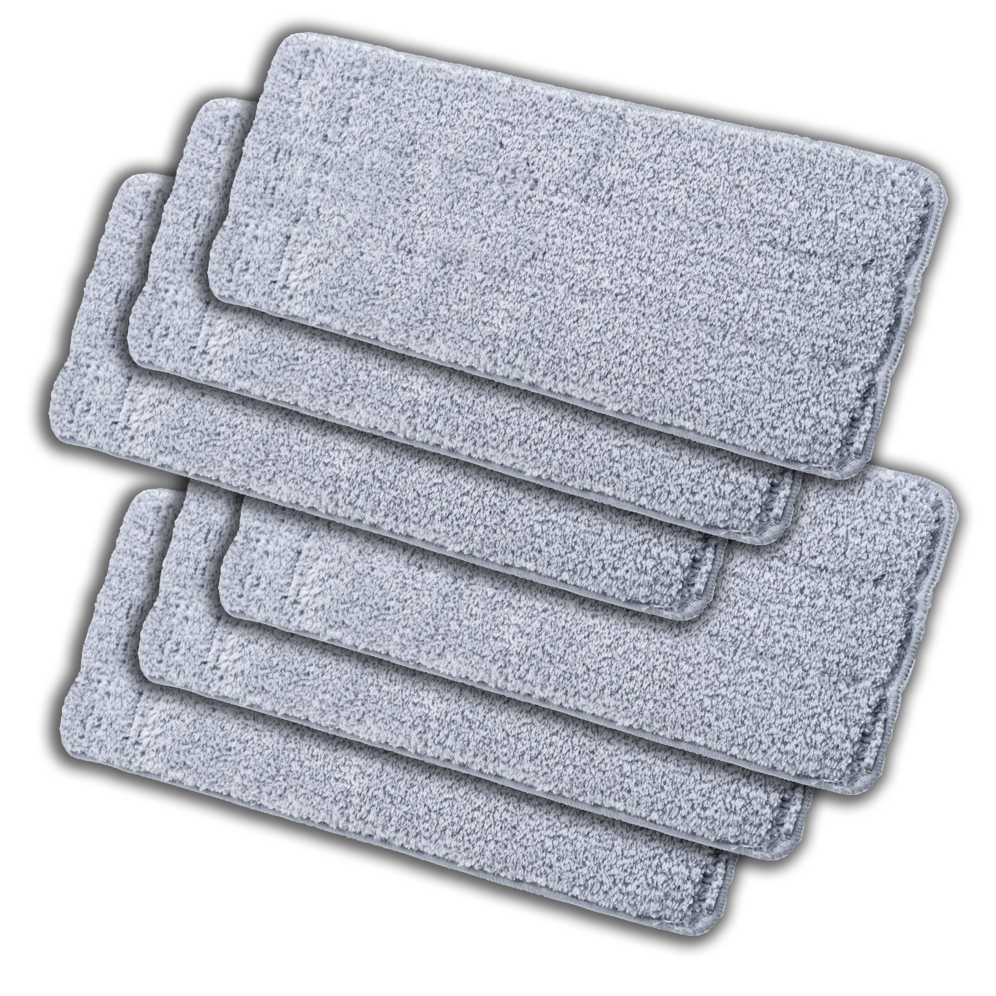 CleanZoom Microfiber Mop Heads Replacements, Reusable Mop Pads