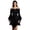 C-Black111, variant on DHFJKG Womens Pirate Mini Dresses, Off The Shoulder Flare Sleeve Halloween Dress, Smocked Waist Gothic Dress