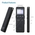 thumbnail image 3 of Portable Digital Voice Recorder Voice Activated Audio Recorder Professional Intelligent Noise Reduction Recording Device with Timed Recording A-B Repeat Timed Shutdown(32GB), 3 of 8