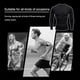 thumbnail image 5 of sweethay Ropa interior térmica para hombre, medias elásticas deportivas de secado rápido, para esquiar, correr, capas Base cálidas, ropa deportiva de Camisetas XXXL Negro sweethay AP013385-04, 5 of 6