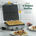 Cuisinart Nonstick Square Belgian Waffle and Pancake Maker Machine