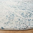 thumbnail image 4 of SAFAVIEH Tulum Lakisha Distressed Southwestern Area Rug, 8' x 8' Round, Ivory/Turquoise, 4 of 8