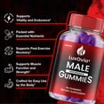 thumbnail image 2 of LuxOvia Gummies for Men – LuxOvia Maximum Strength Gummy, Natural Blend  for Health, 2 Pack, 120 Gummies, 2 of 7