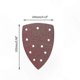 thumbnail image 2 of 100 Grit Sanding Sheets, 50-Pack, 11 Holes, 105 x 152 mm, Compatible with Multiple Sanders, 2 of 4