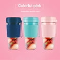 thumbnail image 3 of Blender for Shakes and Smoothies USB Rechargeable Cordless Mixer Mini Juicer One Button Control Kitchen Small Appliances  Green, 3 of 8