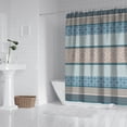 thumbnail image 3 of Waterproof Boho Shower Curtain with Unique Vintage Ethnic Patterns Artistic Rustic Style Bathroom Shower Curtain Machine Washable Fabric with Hooks Perfect for Apartment Dormitory and Airbnb Bathrooms, 3 of 5