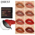thumbnail image 4 of Heallor QIBEST lápiz labial en forma de labios, maquillaje perezoso, terciopelo mate, hidratante, brillo de labios, resistente al agua, antiadherente, Copa larga, 4 of 7