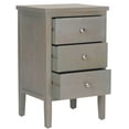 thumbnail image 2 of SAFAVIEH Deniz Classic End Table with 3 Storage Drawers, French Grey, 2 of 4