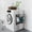 Black - L, variant on Magnetic Paper Towel Holder, 2-in-1 Magnetic Spice Rack with Hooks,Wall Mount Shelf Towel Rack for Refrigerator