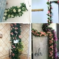 thumbnail image 4 of 2pcs 7.5Ft Flower Garlands - Fake Rose Vine Artificial Flowers- Affordable for Room, Wedding, and Garden Decor,Light Pink, 4 of 7