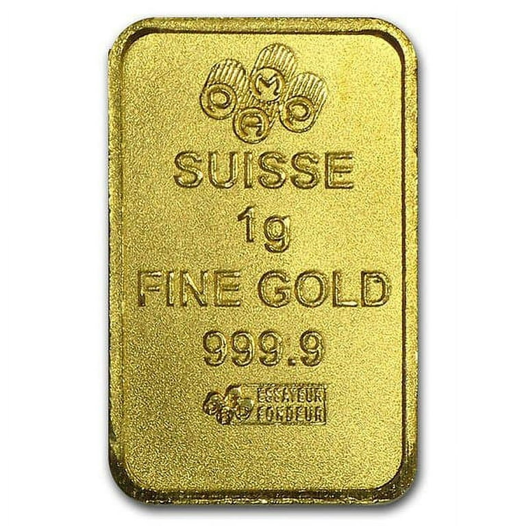 PAMP Suisse Multigram+25 Gold Bars - Qty 25, 1 Gram Bars, .9999 PAMP Suisse Multigram+25 Gold Bars - Qty 25, 1 Gram Bars, .9999