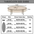 thumbnail image 5 of Modern Oval Tablecloth for Oval Table Waterproof Table Cloths for Dining Room Indoor Outdoor Home Decorative Table Cloth-60x120in, 5 of 5
