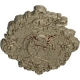 thumbnail image 3 of 30 3/8"W x 20 3/4"H x 1"P Kinsley Flowing Leaf Ceiling Medallion, Hand-Painted Gobi Desert Crackle, 3 of 4