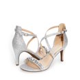 thumbnail image 2 of Sandalia DREAM PAIRS DOLCE para Mujer Abierta Plata Talla 9.5, 2 of 6
