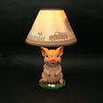 thumbnail image 4 of DWK Corporation Muddy Delight Barnyard Pig Sculptural Table Lamp w/Decorative Shade, 4 of 6
