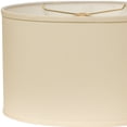 thumbnail image 3 of HomeRoots 470212 16 in. Throwback Egg Oval No Slub Lampshade Ivory, 3 of 3