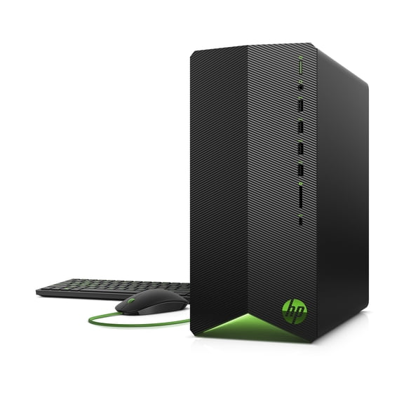 HP TG01-2360 Gaming Desktop, AMD Ryzen 7 5700G, 16GB DDR4 RAM, 512GB SSD, RTX 3060 12GB, Black