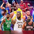 thumbnail image 2 of Camiseta de baloncesto de los Lakers James 23 Kobe 24 Durant Curry Owen Harden Traje de juego para hombre Estampado, 2 of 4