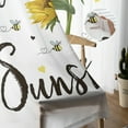 thumbnail image 6 of Sunflower Bee White Screens Voile Tulle Sheer Curtains for Bedroom Living Room Kitchen r Chiffon Windows Curtain, 6 of 7