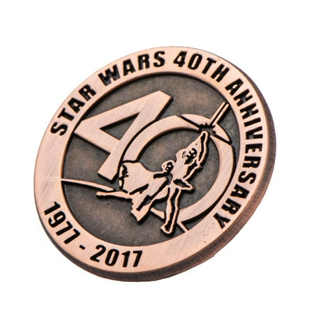 Star Wars 40th Anniversary Collectible Bronze Pin, SDCC '17