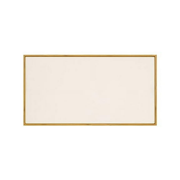 PIXY CANVAS Value Pack of 20x28 Stretched Canvas 3/4 (0.75) inch deep and Floater Frame for Your Paintings/Artwork/Wall Art/Wall Decor (Natural Oak, 20 x 28 inch, Landscape)