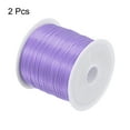 thumbnail image 3 of Uxcell Elastic Cord DIY Making Stretchy String Craft Wire, Light Purple, 2 Rolls, 3 of 6