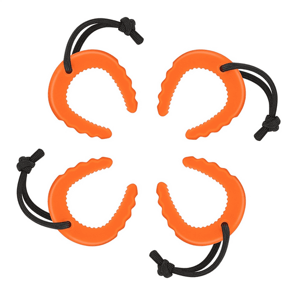 4 Pack First Responder Door Stops,Door Jam for Law Enforcement,Emergency Medical ,Door Stoppers Wedge Orange