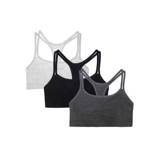 Fruit of the Loom Women's Comfort Front Close Sports Bra, 3pk