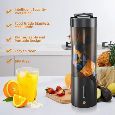 

YEYNGQC Portable Mixer Fresh Juicer Mini Portable Blender Smoothie and Shakes Multifunction Juice Maker Machine Kitchen